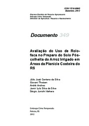 Thumbnail de Avaliação do uso de rolo-faca no preparo do solo pós-colheita do arroz irrigado em áreas da Planície Costeira do RS.
