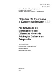 Thumbnail de Produtividade de morangueiro sob diferentes níveis de adubação química em pré-plantio.