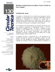 Thumbnail de Resíduos de agrotóxicos em grãos, casca e farelo de arroz irrigado.