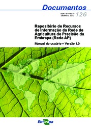 Thumbnail de Repositório de Recursos de Informação da Rede de Agricultura de Precisão da Embrapa (Rede AP): manual do usuário: Versão 1.0.