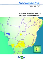 Thumbnail de Cenários territoriais para 15 produtos agroenergéticos.