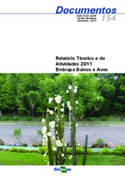 Thumbnail de Relatório técnico e de atividades 2011 Embrapa Suínos e Aves.