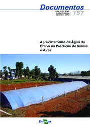 Thumbnail de Aproveitamento da água da chuva na produção de suínos e aves.