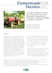 Thumbnail de Controle do míldio da videira com diferentes volumes de aplicação e degradação de fungicida em cultivo protegido por cobertura plástica.