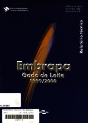 Thumbnail de Relatório técnico da Embrapa Gado de Leite 1999-2000.