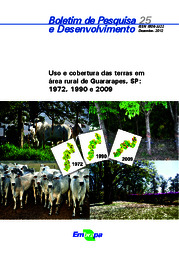 Thumbnail de Uso e cobertura das terras em área rural de Guararapes, SP: 1972, 1990 e 2009.