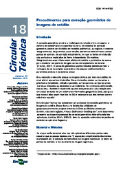 Thumbnail de Procedimentos para correção geométrica de imagens de satélite.