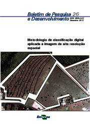 Thumbnail de Metodologia de classificação digital aplicada a imagem de alta resolução espacial.
