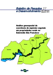 Thumbnail de Análise geoespacial da ocorrência de espécies vegetais em propriedades rurais no Submédio São Francisco.