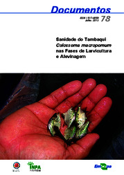 Thumbnail de Sanidade do tambaqui Colossoma macropomum nas fases de larvicultura e alevinagem.