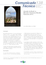 Thumbnail de Atuação do Brasil no mercado vitivinícola mundial: panorama 2012.