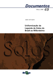 Thumbnail de Uniformização da legenda de solos do Brasil ao milionésimo.