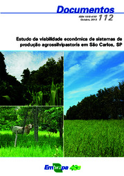 Thumbnail de Estudo da viabilidade econômica de sistemas de produção agrossilvipastoris em São Carlos, SP.