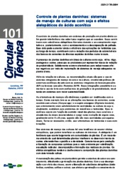 Thumbnail de Controle de plantas daninhas: sistemas de manejo de culturas com soja e efeitos alelopáticos do ácido aconítico.