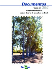 Thumbnail de Corymbia citriodora: estado da arte de pesquisas no Brasil.