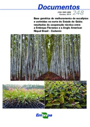 Thumbnail de Base genética de melhoramento de eucaliptos e corimbias no norte do Estado de Goiás: resultados da cooperação técnica entre a Embrapa Florestas e a Anglo American Níquel Brasil - Codemin.