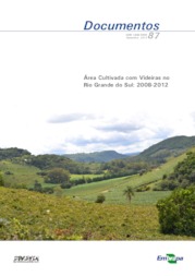 Thumbnail de Área cultivada com videiras no Rio Grande do Sul: 2008-2012.