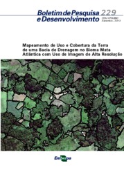 Thumbnail de Mapeamento de uso e cobertura da terra de uma bacia de drenagem no Bioma Mata Atlântica com uso de imagem de alta resolução.