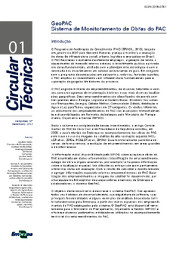 Thumbnail de GeoPAC: Sistema de Monitoramento de Obras do PAC.