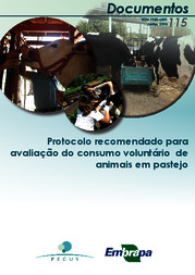Thumbnail de Protocolo recomendado para avaliação do consumo voluntário de animais em pastejo.