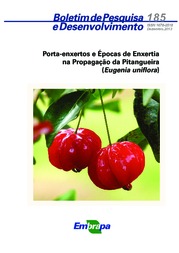 Thumbnail de Porta-enxertos e épocas de enxertia na propagação da pitangueira (Eugenia uniflora).