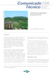 Thumbnail de Vitivinicultura brasileira: panorama 2013.