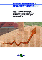 Thumbnail de Metodologia de análise crítica de dados estatísticos históricos sobre produção agropecuária.