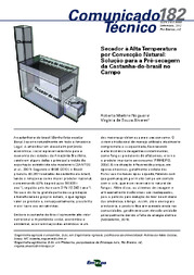Thumbnail de Secador à alta temperatura por convecção natural: solução para a pré-secagem da castanha-do-brasil no campo.