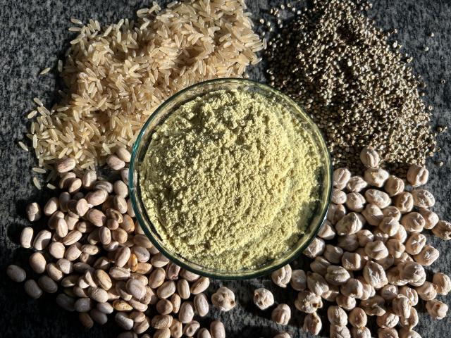 Imagem de Farinha integral de cereais e pulses para produção de alimentos isentos de glúten
