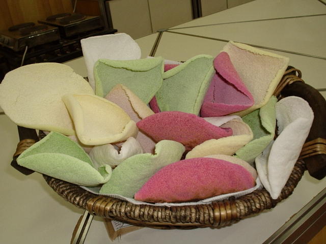 Image of Colorful tapiocas prepared with natural ingredientes